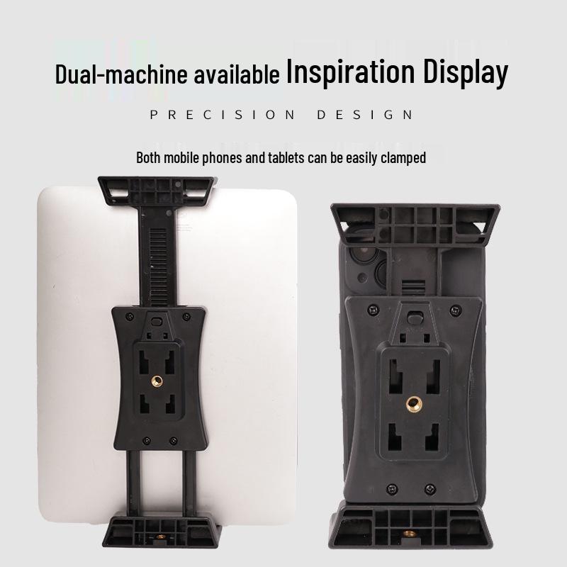 Universal Expandable Tablet & Phone Holder with 1/4” Screw Hole for Photography & Live Streaming