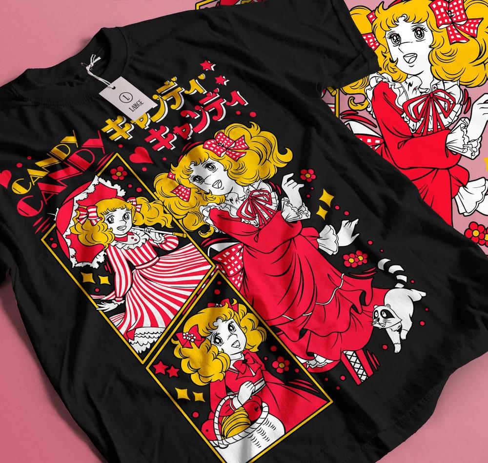 

candy candy T-shirt,shojo,riyoko ikedarose of versailles,kawaii Shirt,Gift 360 4XL