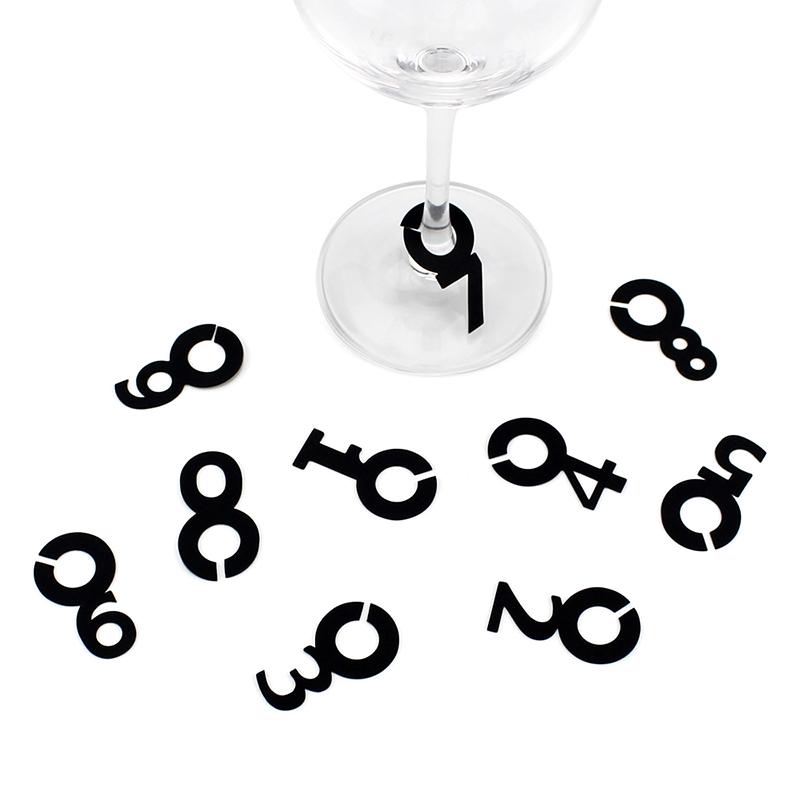 6/12pcs Wine Glass Marker Wine Charms Glasses Identifier Marker Cups Glasses Markers Silicone Glass Tongue Shape Glasses Tags