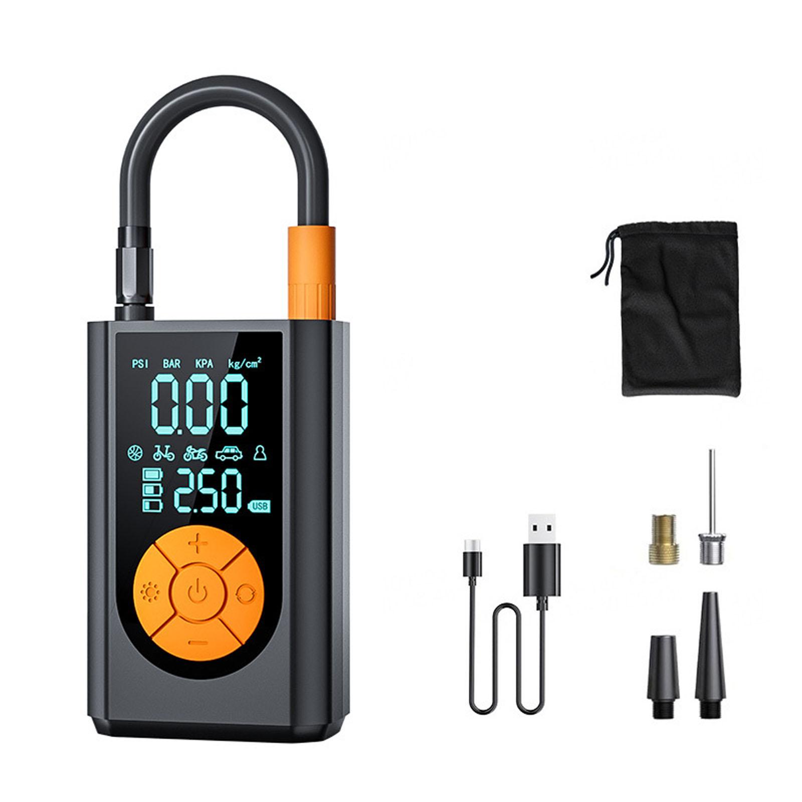 

SINGARO Tire Inflator Portable Compressor Cordless, 150 PSI Car Tires , Bike With LED Light, Digital Display S For Car, Motorcycle, B One Size