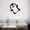 Penguin Metal Wall Art Iron Decor for Nursery Youth Room