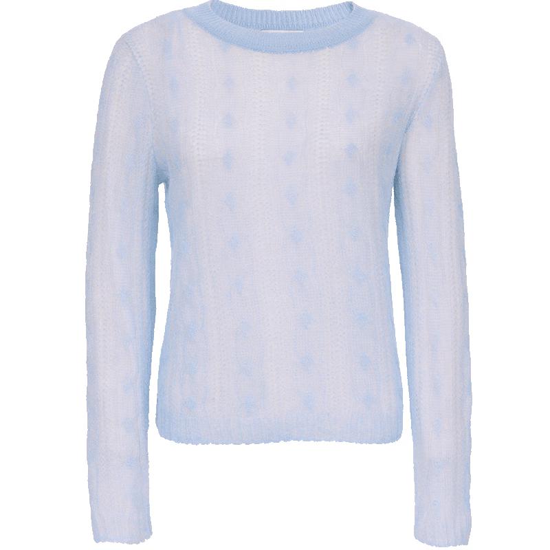 ONLY Women's Layered Look Long Sleeve Knit Sweater