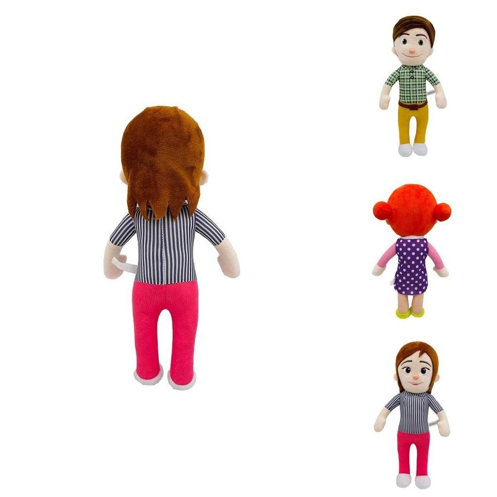 Soft And Durable Cocomelon Jj Family Stuffed Dolls For Kids' Educational Play