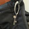 Oval Multifunctional Belt Buckle For Women Men Simplicity Belt Buckle Accessories Unisex Key Ring Alloy Carabiner