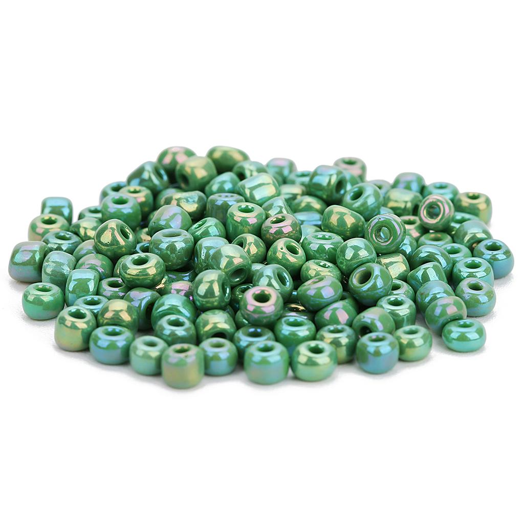 40g 4mm Glass Seed Beads Colorful Charm Czech Spacer Rice Beads For Handmade Bracelet Earring Making DIY Jewelry Accessorise