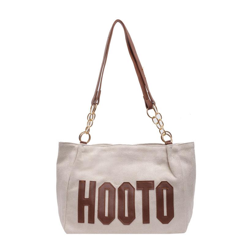 Big Bag Women's Large Capacity 2025 New Autumn College Students Class Shoulder Bag Personalized Commuting Tote Big Bag