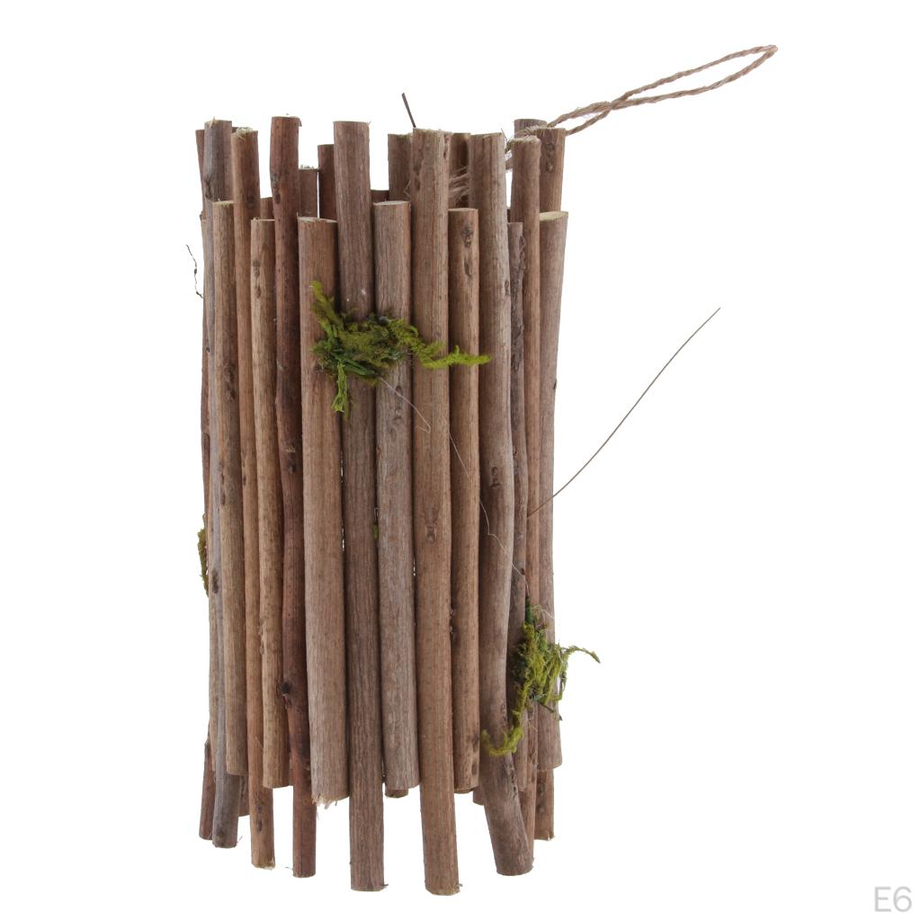 Naturalne Pudełko Lęgowe Gniazdo Ptaka Trawa Dzikiego Kanarek Finch Budgie Dom