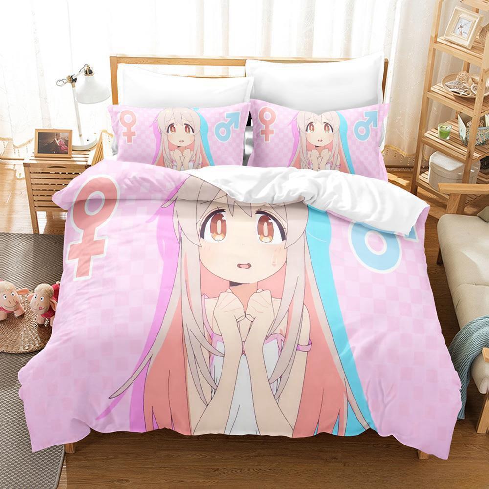 New Onimai IM Now Your Sister Bedding Collection Single Twin Full Queen King Size Bed Collection Adult Kid Bedroom Duvet Cover Collections 3D Anime