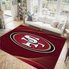 San Francisco 49ers Design Kristall Samt Teppich Gemütlich Nicht?Rutschfester Teppich mit Aufdruck für Schlafzimmer Wohnzimmer Eingang