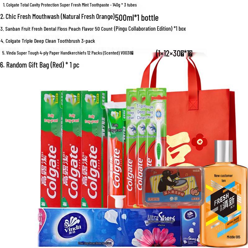 Colgate Fresh Orange Anti-Cavity Dental Care Kit