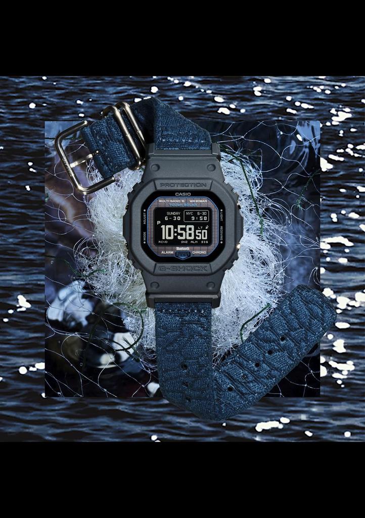 CASIO GW-BX5600CBG-2JR G-SHOCK Solar Radio Controlled Bluetooth Watch Recycled Material Navy Men's
