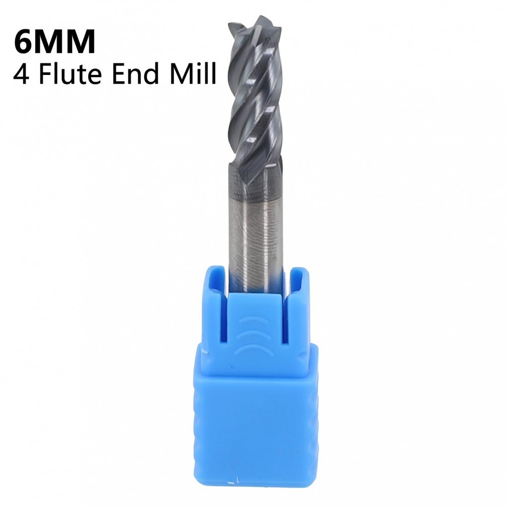 Nützliche Schaftfräser 1MM~20MM Werkzeug 4 Zähne Zubehör AlTiN-Beschichtung Hartmetallfräser