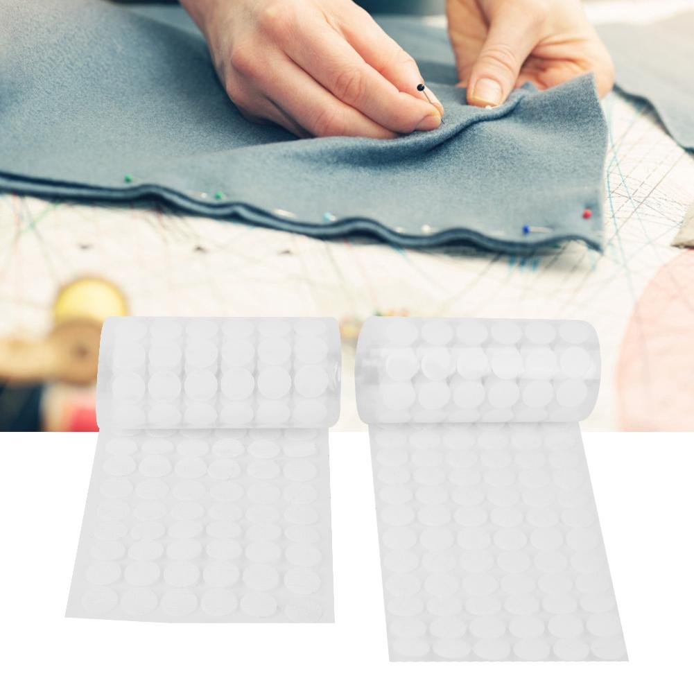 300 Pairs Dots Sticker Hook And Sticker Round Strong Self Adhesive Fastener Tape