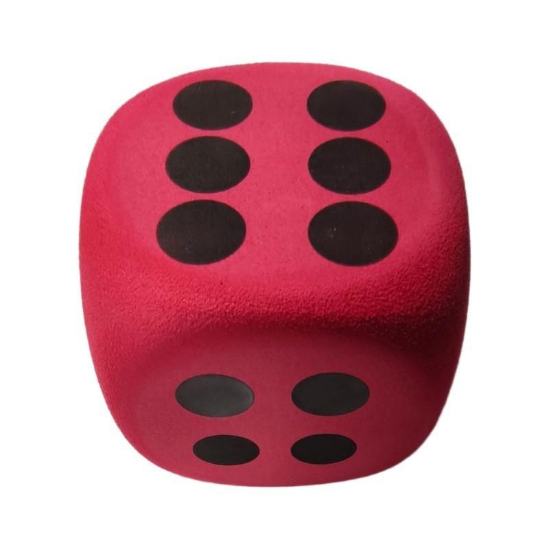 

1/6Pcs 80mm Large Foam Dot Dices Six Sides Dices Kids Counting Toy Learning Aids For Class Board Game Classroom Math Teaching