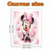 Disney Pearl Art Painting Home Wall Decor Minnie Mouse Pearl Gemstone Picture Crafts Adult/Beginner Gift Creative Home Decor Unframed