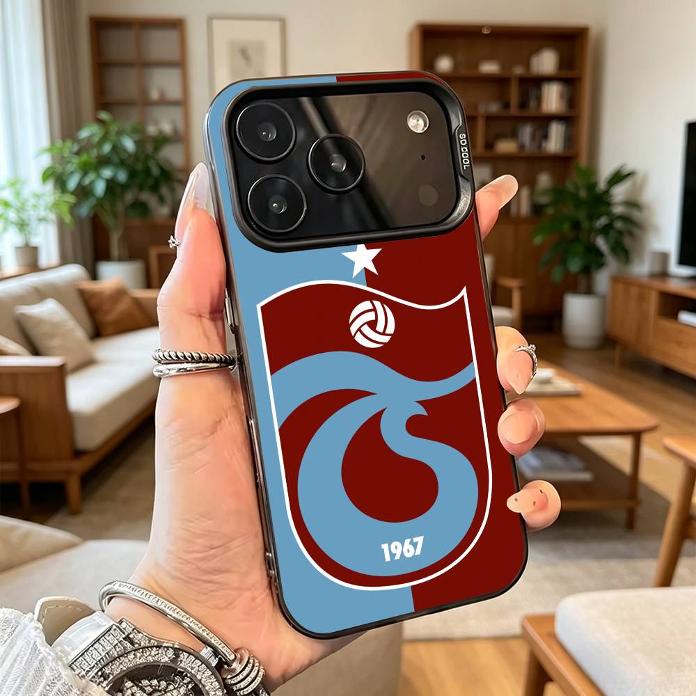 T-Trabzonspor  Phone Case For iPhone 17,16,15,14,13,12,11 Plus,Pro Max,XS,Colored Silver Plated Inside Cover