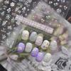 Tomoni Shell Light Nail Stickers: Popular, Fresh Style Early Spring Floral Decoration