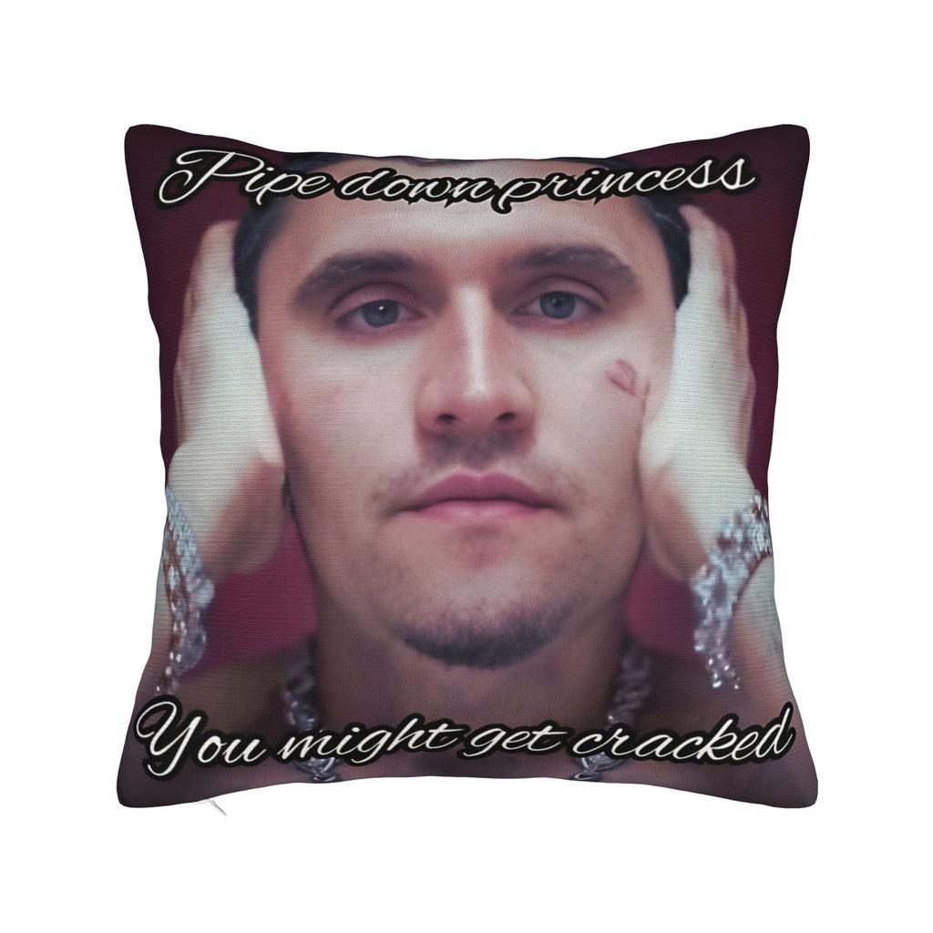 Charlie Kirk Miner Pillow Case Comfy Pillow Cover For Sofa Car Home Decor Funny Cushion Cover