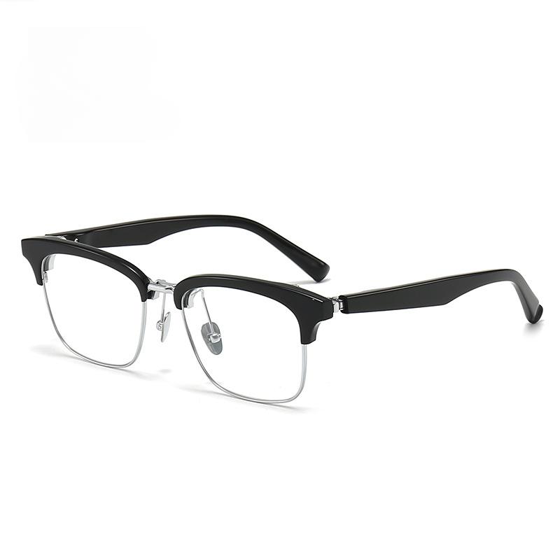 999 M-97 Flip up Clip Eyeglasses Handmade in Japan Acetate Titanium Classical Optical Prescription Personalized Glasses