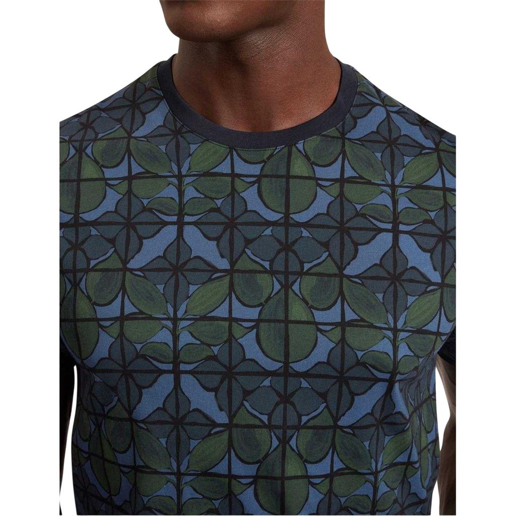 Ted Baker Mens Floral Crew Neck T-Shirt