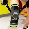Breathable Knee Compression Sleeve High Elastic Flexible Soft Fiber Sleeves For Basketball Cycling Running Less