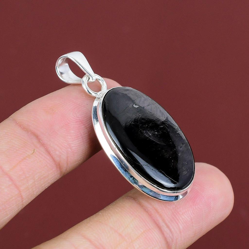 Hypersthene Pendant Dainty Gemstone Pendant 925 Sterling Silver Pendant Decent Jewelry Handmade Pendant Gifts For Wife Latest Design Pendant