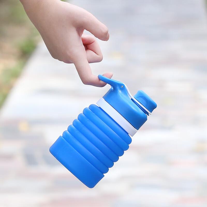 WRDEW Outdoor Foldable Sports Water Bottle