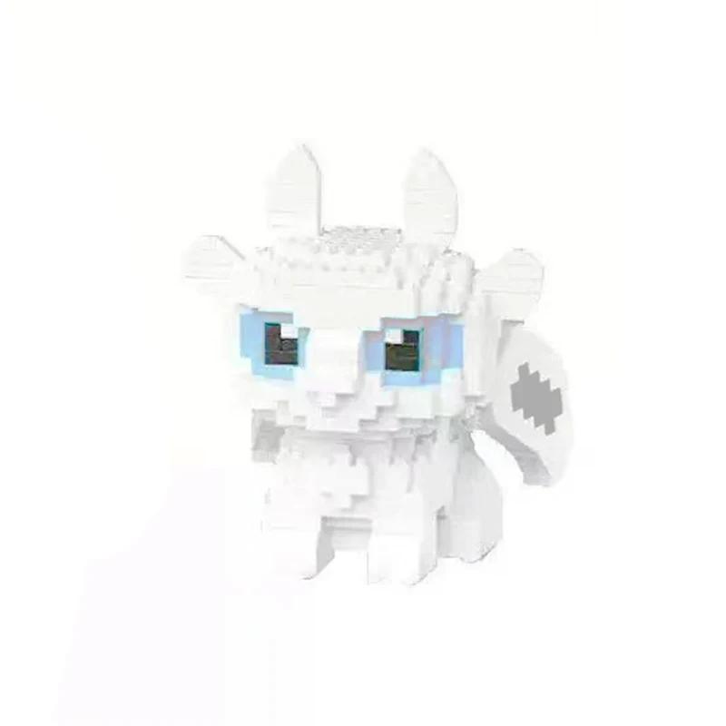 

Персонализированные мультяшные драконы Микро строительные блоки Модель животного Фигурки Кирпичные игрушки Подарки на Хэллоуин для детей