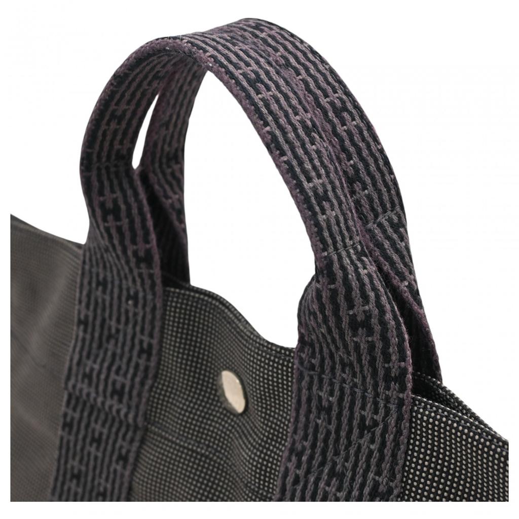 Auth HERMES Airline PM Tote Bag Canvas he6622cc