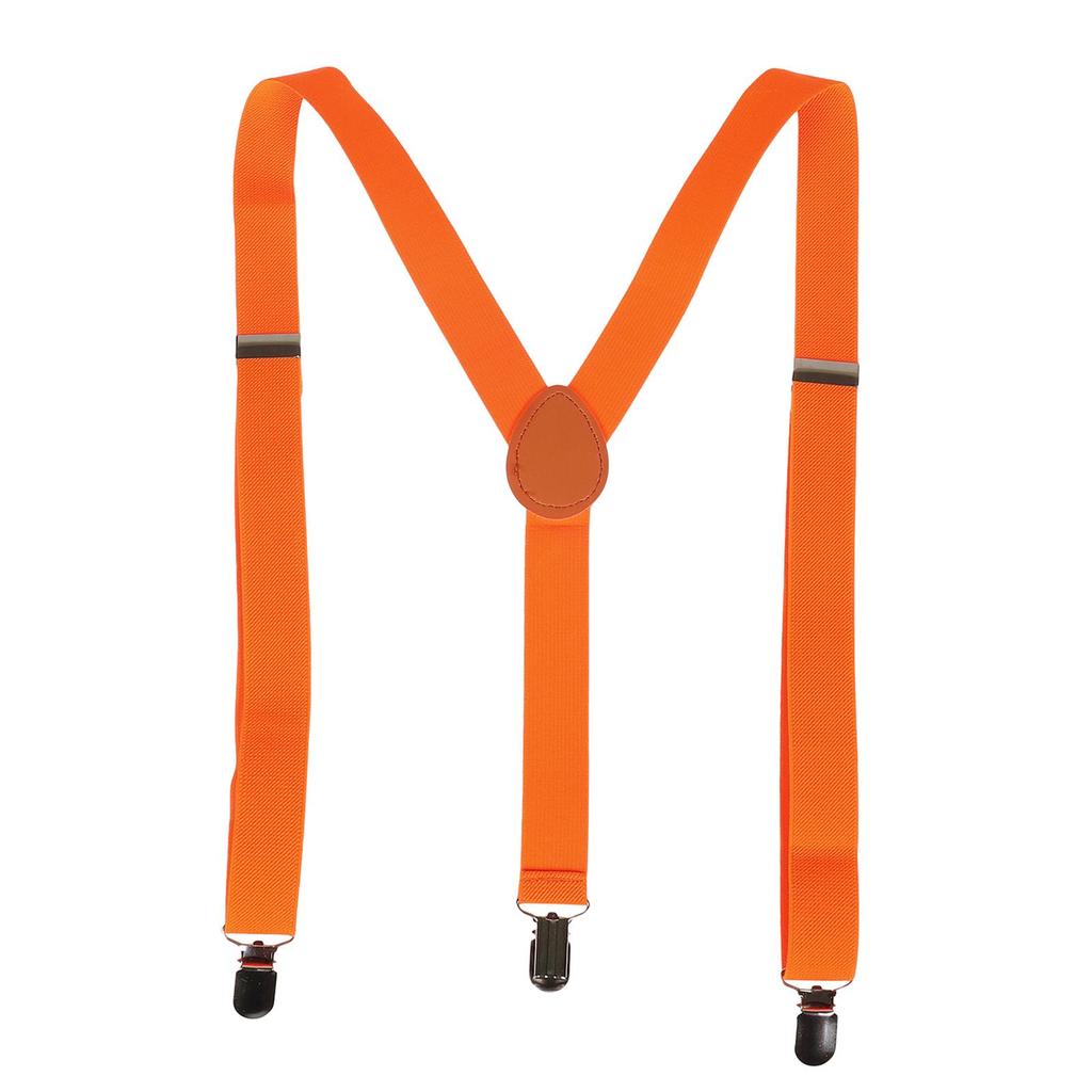Unisex Y Back Suspenders 3 Clips Adjustable Elastic Braces