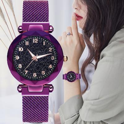 Moda Yaratıcı Tasarım kadın Kuvars Kol Saatleri Lüks Sky Star Bayanlar Saatler Kız, Aile, Arkadaş için En İyi Hediyeler