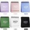 Mini Calendar for 2026-2026, Morandi Desktop Ornament, Creative Coil Calendar Plan Book