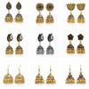 And Gold Silver Tone Alloy Jhumka Earrings With Vintage Style For Women