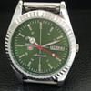 VINTAGE REFURBISHED SEIKO 5 AUTOMATIC 6309A JAPAN MENS GREEN WATCH a442854-1