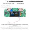 T-Farbdisplay Digitalanzeige Schnellladung Mobile Stromversorgung Hauptplatine DIY Powerbank Modul Schnelllade-Chip-Platine