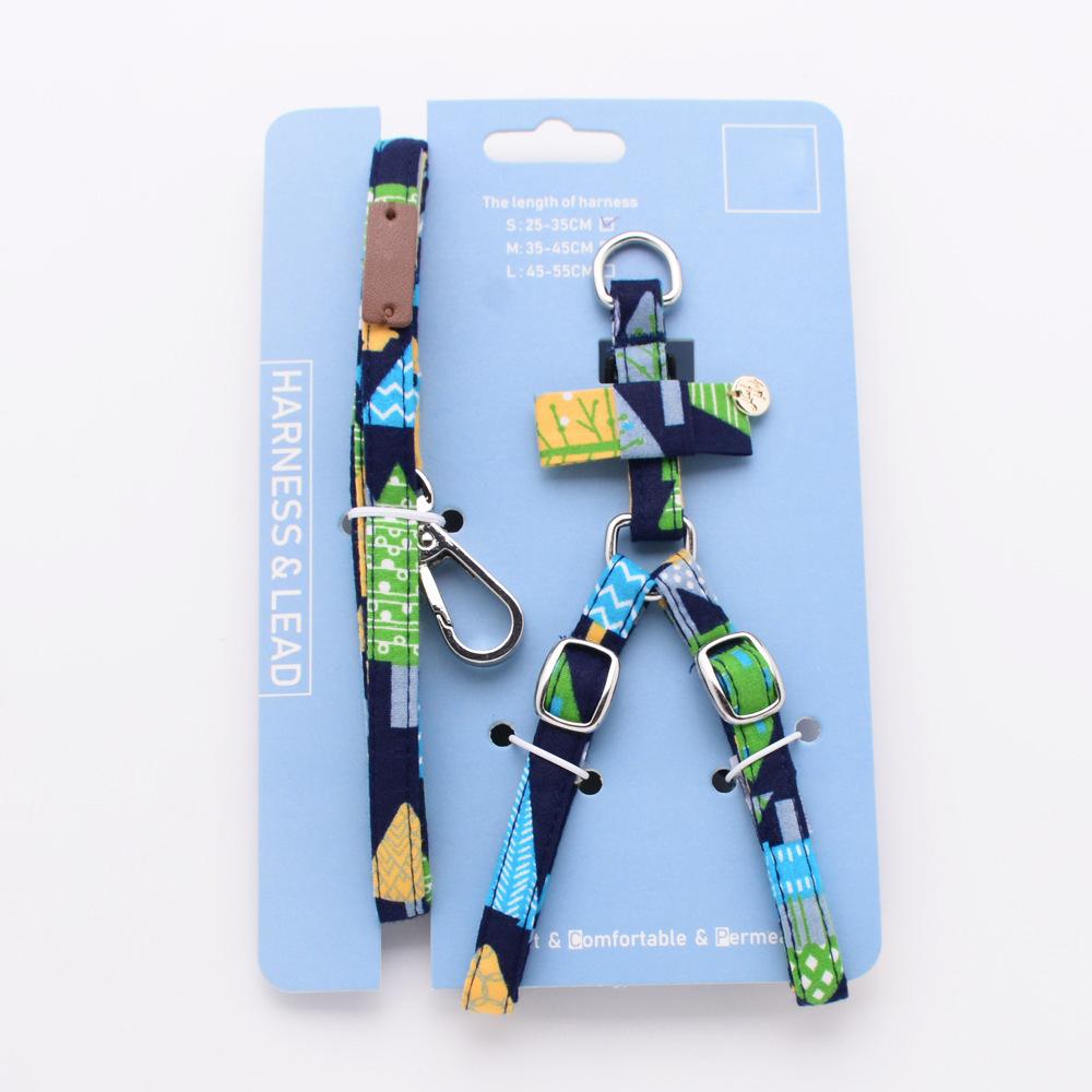 Pet Supplies Cat Puppy Leash Walking Dog Leash Small Puppy Chest Strap