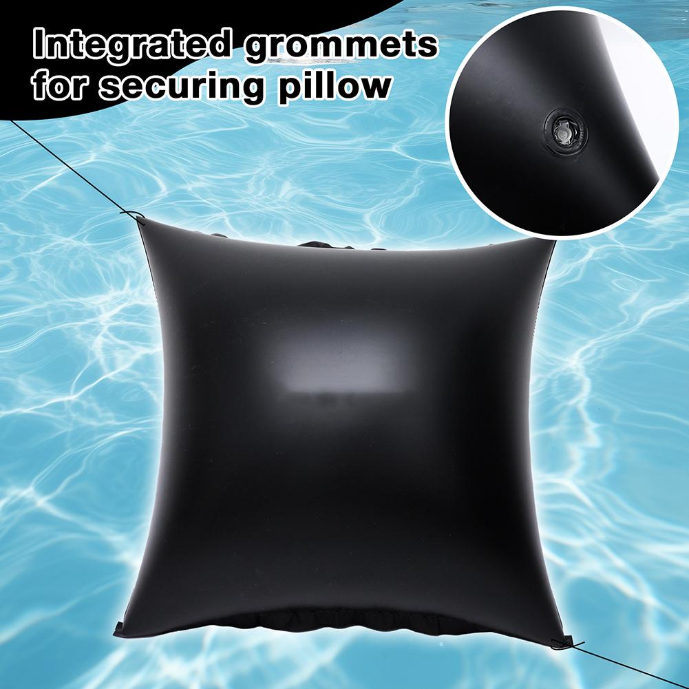 Pool Air Pillow for Winterizing Above Ground Pools 120 by 120cm with 2 Ropes Keeps Covers Elevated To Prevent Damage
