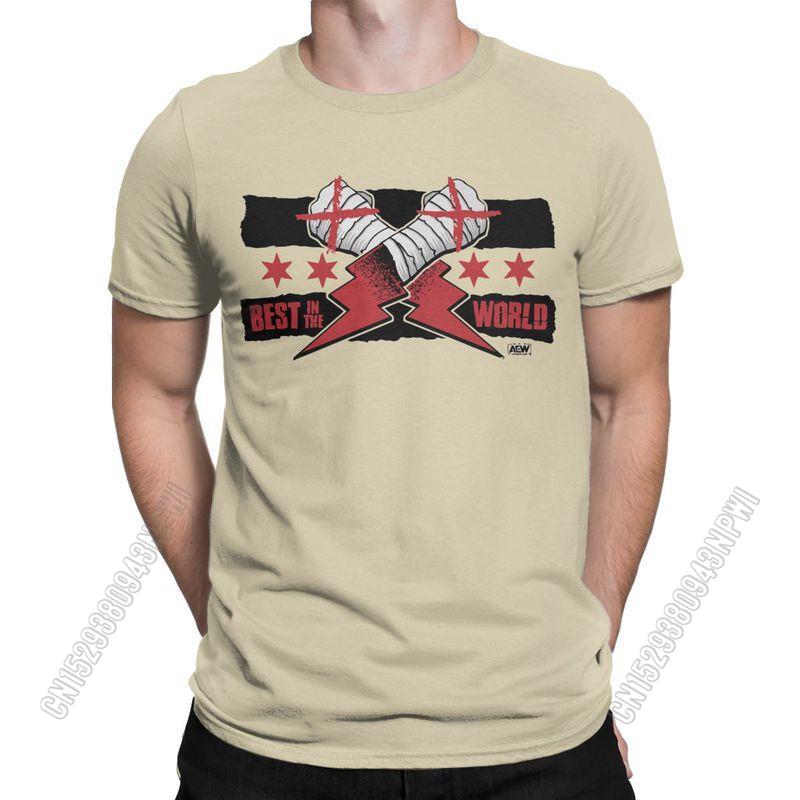 Unisexs Cm Punk Aew Best In The World T Shirt Cotton Clothing Vintage Stylish Chic Crewneck Tee Shirt Gift Tshirts