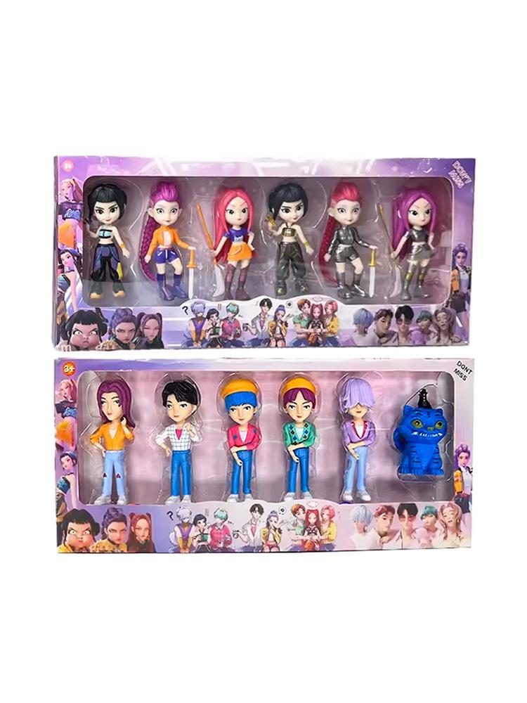 NEW Kpop Devil Hunter Rumi Zoe Mira anime polyvinyl chloride character collection desktop trinkets Childrensadult New Yeargift