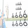 16Pcs Single Leg Ceramic Rings Fishing Casting Poles Guides Set Fishing Rod Guide Tip Circle Rings Eye Easy to Use