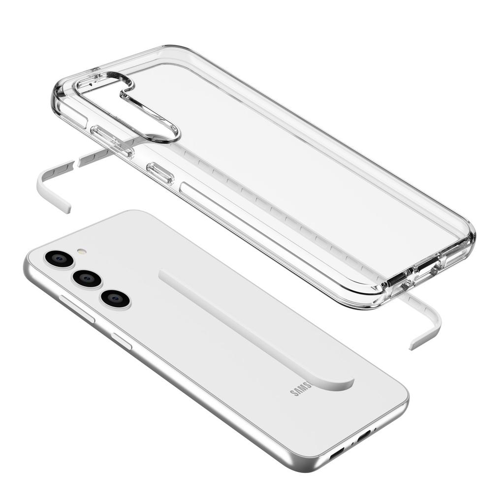 Applicable to S23Ultra transparent mobile phone case, new Samsung S23 ultra two-color high-transparency TPU anti-drop protective case