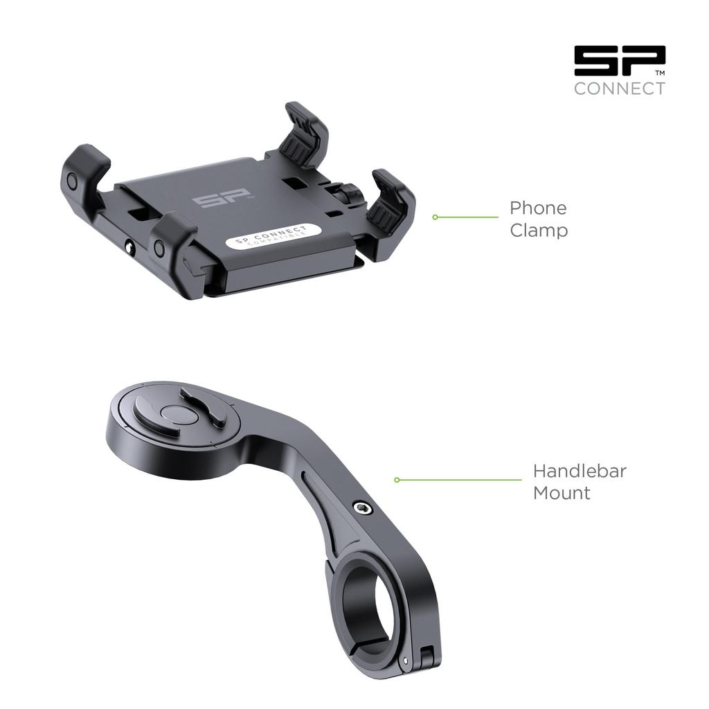 SP Connect Road Bike Bundle Universal Phone Clamp Bicycle Smartphone Holder 52200 SPC+