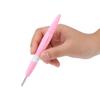 Embroidery Felting Needle Punch Pen with 3 Fine Needles Set Tool for DIY Craft  (Pink)