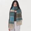 Cashmere Feeling Plaid Scarf Women Winter Thicken Warm Big Shawl Pashmina Tassel Scarves Soft Blanket Bandana Thick Muffler