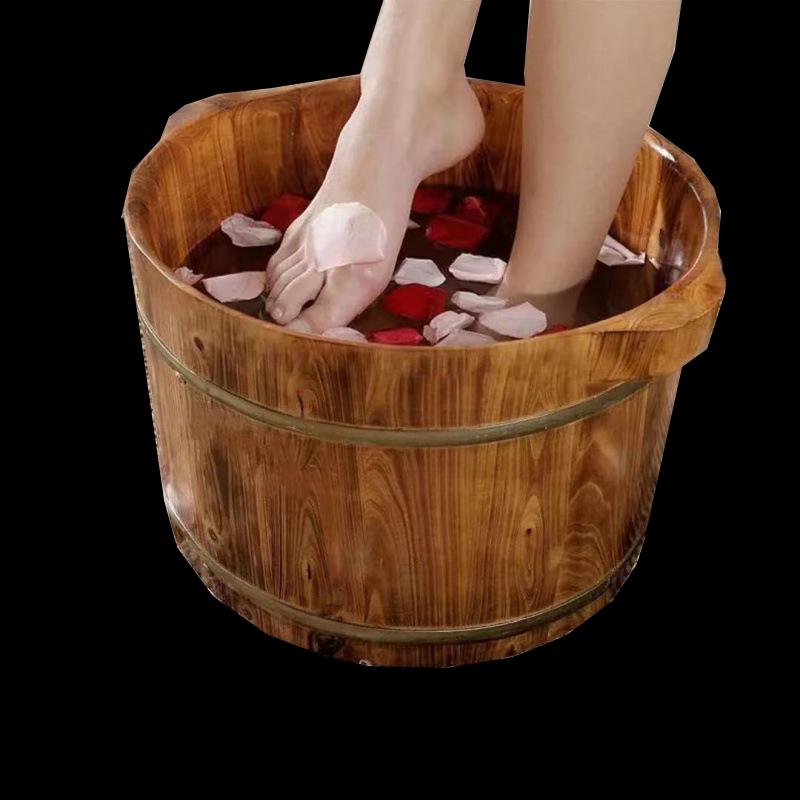 Haushalt Bambus Fußbadewanne