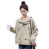 Popular Explosive Short Coat Top Women's Spring and Autumn New Loose Fashion Casual Hooded Jacket
