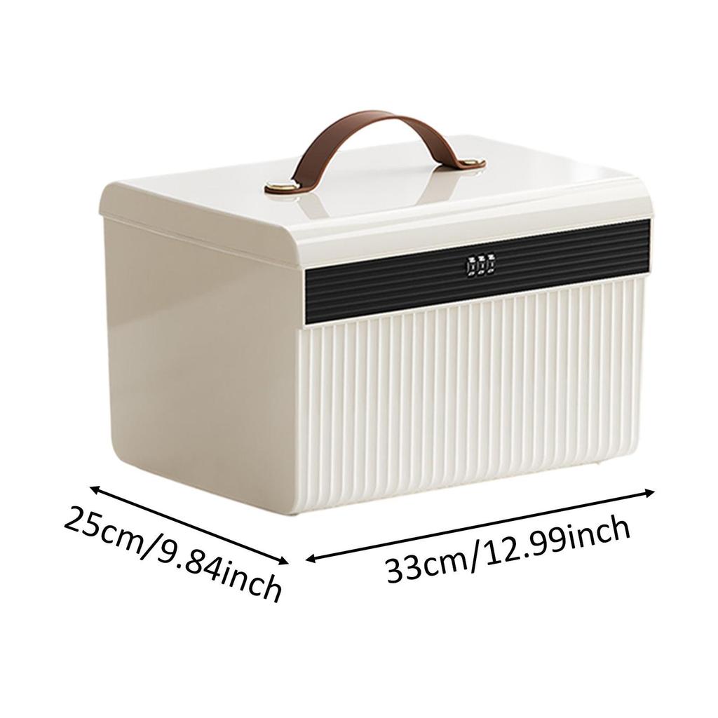 Uzamykatelný úložný box s kódovým zámkem Přenosný Všestranný Pohodlný Zamykatelný box