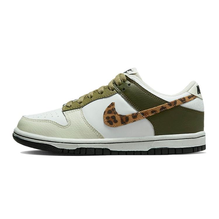 (GS) Nike Dunk Low Olive Leopard Kids DX9282-100 EU 36