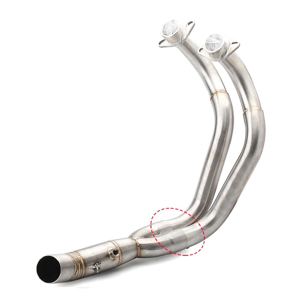 Motorcycle sc Exhaust Front Pipe Muffler System Modified Escape For Yamaha MT-07 FZ-07 MT07 FZ07 XSR700 2014-2023