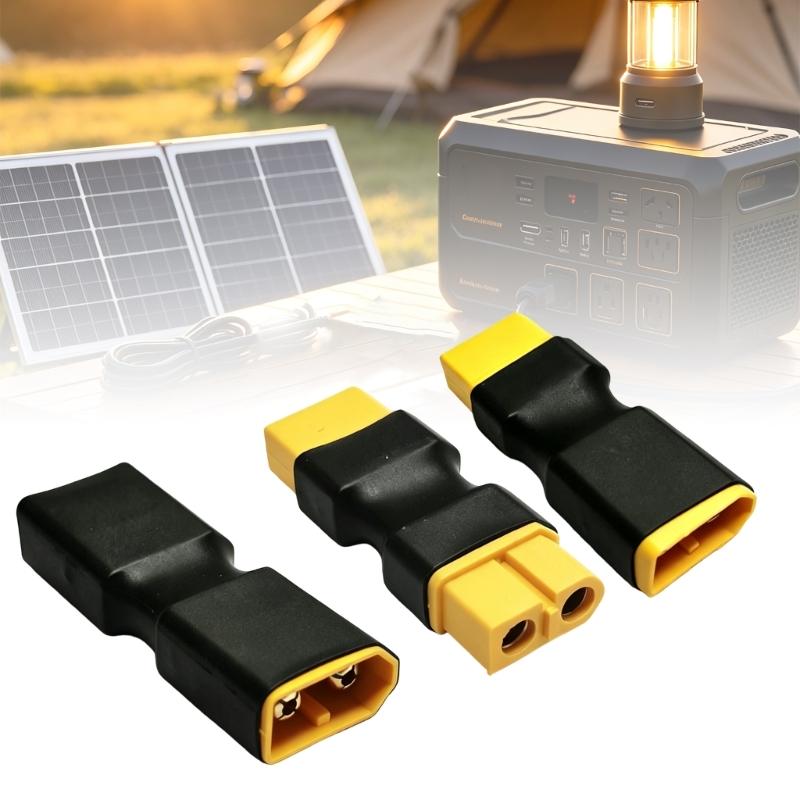 Battery Charging Link Coupler for Matching Tasks, One Body Design for Daily Use, Black Insulated ABS Housing
